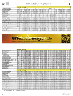 Haid - St. Georgen - Hauptbahnhof