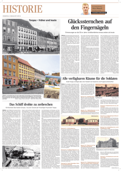 Die TZ-Historienseite vom 9. Februar 2017