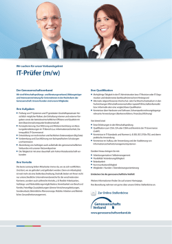 IT-Pr&uuml;fer (m/w) - VR