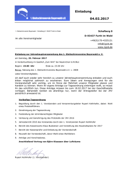 Einladung 04.02.2017