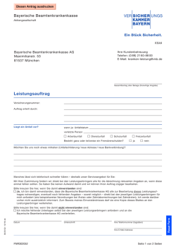 Leistungsauftrag FNR302052
