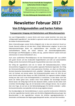 Newsletter Februar 2017