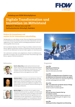 Digitale Transformation und Innovation im Mittelstand