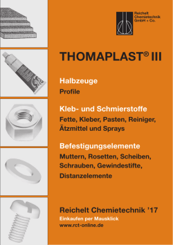ThoMaPLaST® III - ZUMA Chemietechnik ist