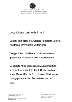 Gru&szlig;wort DGB Neujahrsbegegnung 2017 - Gabriele L&ouml;sekrug