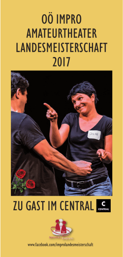 Impro Landesmeisterschaft 2017 und Perlenreihe