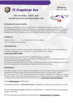 Ein herzliches &bdquo;Gl&uuml;ck Auf&ldquo; im Sparkassen