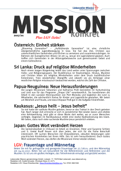 Gebetsanliegen Liebenzeller Mission plus LGV (PDF