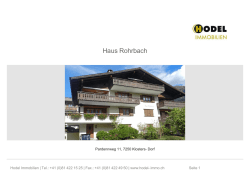 Haus Rohrbach - Hodel Immobilien