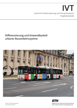 Differenzierung und Anwendbarkeit urbaner