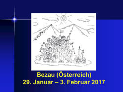Bezau (Österreich) 29. Januar – 3. Februar 2017