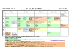 Korrekturstundenplan 2