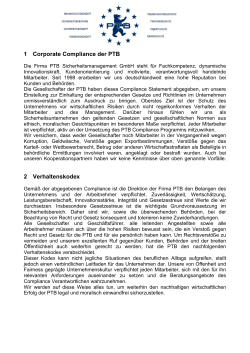 lesen - PTB Sicherheitsmanagement GmbH