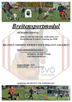 Infos im Plakat