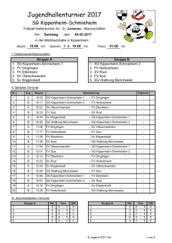 E-Junioren - SV Schmieheim