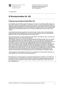 IV-Rundschreiben Nr. 361