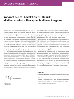 Posttraumatische Asymmetrien bei konservativ versorgten Rupturen