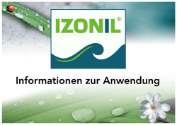 INFORMATIONEN ZUR ANWENDUNG