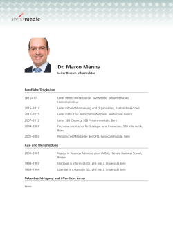 Dr. Marco Menna