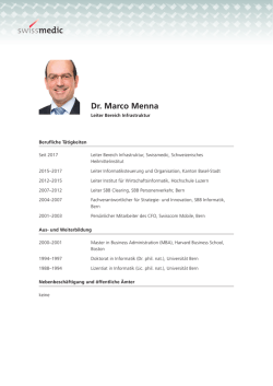 Dr. Marco Menna