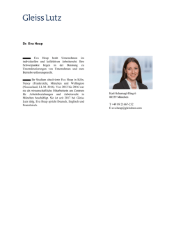 Dr. Eva Heup - Gleiss Lutz