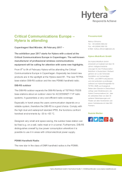 Critical Communications Europe