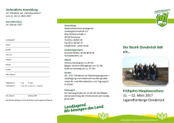 Flyer - Niedersächsische Landjugend