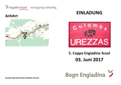 EINLADUNG 03. Juni 2017