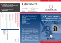GO&Auml; 2017 intensiv - cpg