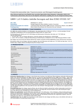 Produktinformationsblatt - lbbw