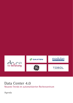 Data Center 4.0 - dc-ce RZ