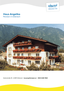Haus Angelika in Döbriach