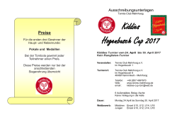 Kiddies Hogenbusch Cup 2017