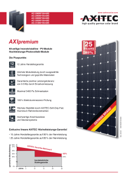 AXIpremium - Krannich solar Schweiz