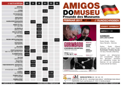 Februar - Amigos do Museu