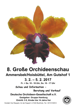 8. Große Orchideenschau