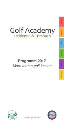 Golf Academy - Golfclub Heidental