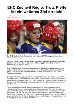 EHC Zuchwil Regio: Trotz Pleite ist ein weiteres Ziel erreicht