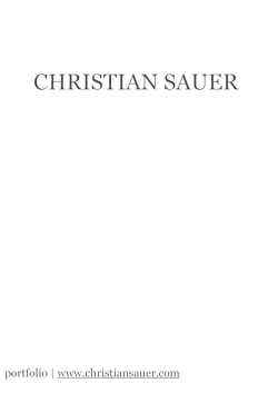 Portfolio - Christian Sauer