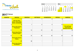 Eventkalender 02/2016