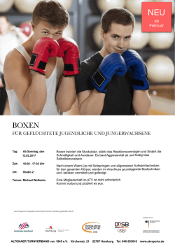 Boxen am Sonntag 2017 - Altonaer Turnverband