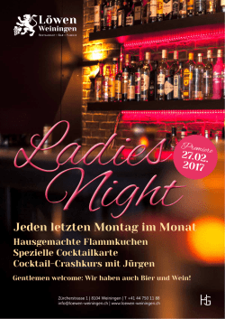 Jeden letzten Montag im Monat