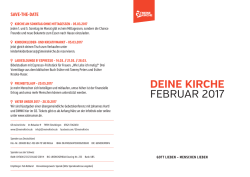 Handout Termine Februar 2017
