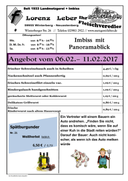 Imbiss mit Panoramablick