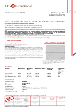 9.60% pa Multi Barrier Reverse Convertible auf Allianz