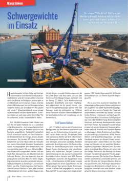 Heavylift in Mitteleuropa