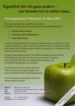 Eigentlich bin ich ganz anders