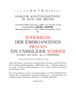 Lesung Unheiliger Schrieb 01.03.17-1