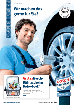Sicher mit Ihrem Bosch Car Service
