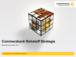 Commerzbank Rohstoff Strategie